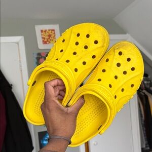 CROCS Vibrant Yellow Classic Clogs